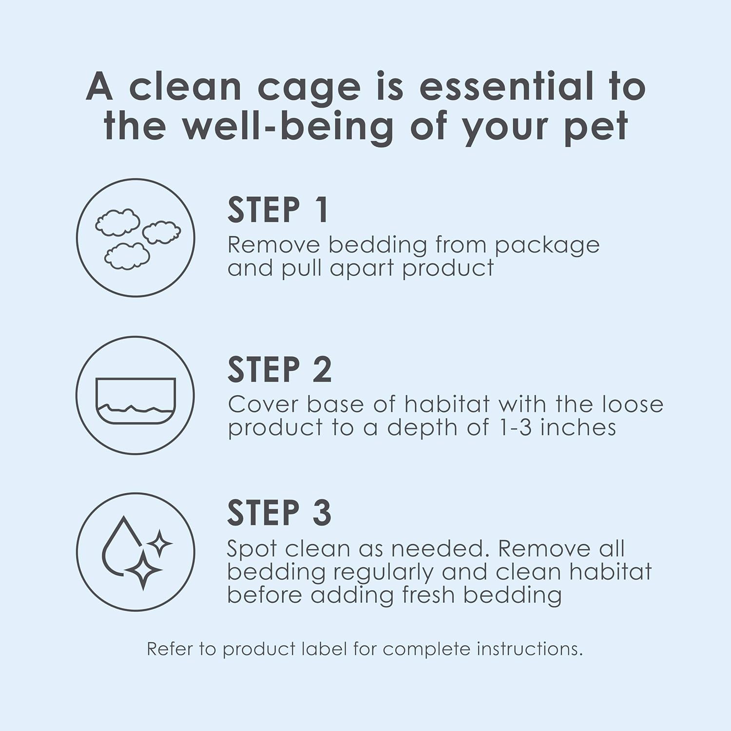 Kaytee Clean & Cozy White Paper Bedding, Made for Small Animals, 49.2 Liters